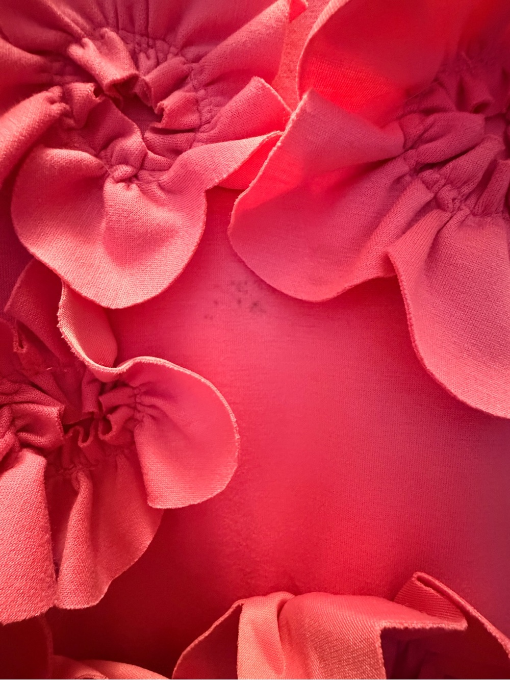 Sleeveless Pink Maxi Dress with 3D Floral Appliqués - Picture 4 of 5